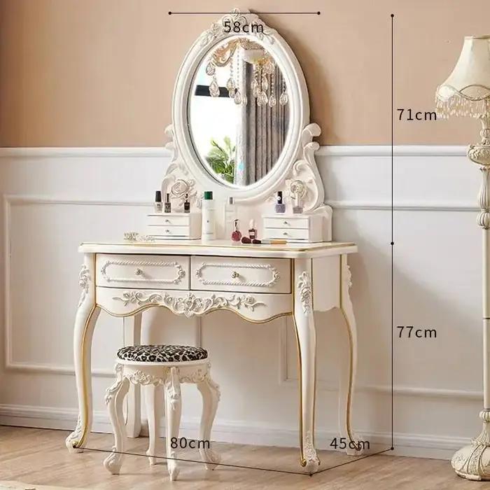 Coiffeuse de maquillage, commodes pour chambre à coucher, organisateur de bureau, coffre au trésor,