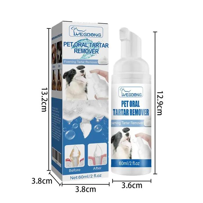 Mousse de soin buccal pour animaux de compagnie