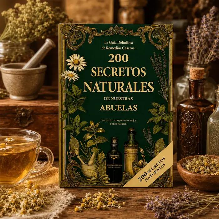 200 secrets naturels, guide des remèdes à base de plantes espagnols format A5, livre des remèdes mai