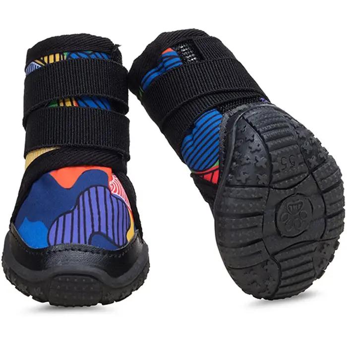 Chaussures pour grands chiens, semelle en caoutchouc antidérapante, résistantes à la neige, chaussur