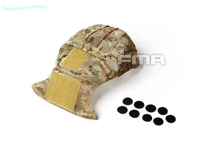 Housse FMA Tactical Airframe pour casque AF/CP - Couverture 2 en 1 mesh TB1282 chasse tactique