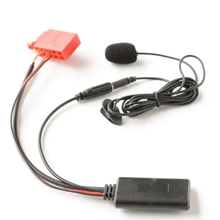Adaptateur de microphone stéréo sans fil Bluetooth pour voiture Mercedes, AUX IN Music, W124, W140,