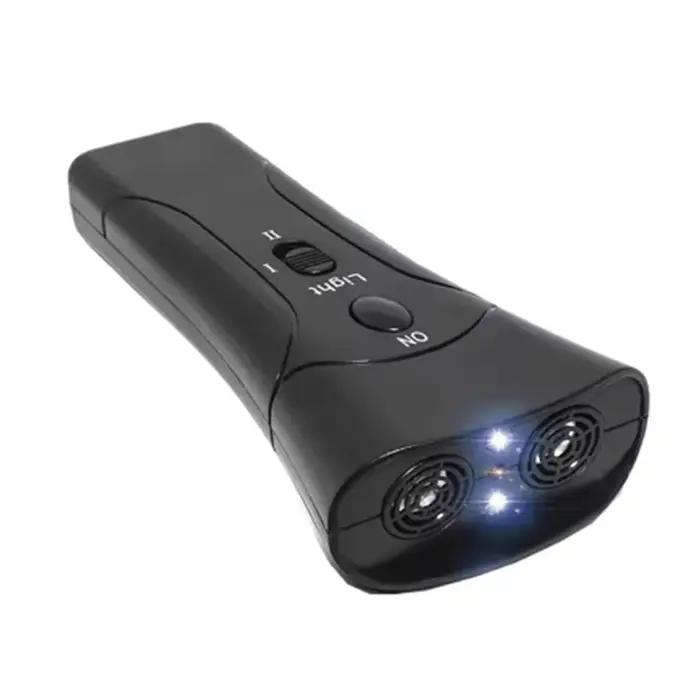 Répulsif pour chiens de compagnie, Anti-aboiement, choc électrique, adaptateur ultrasonique LED pour