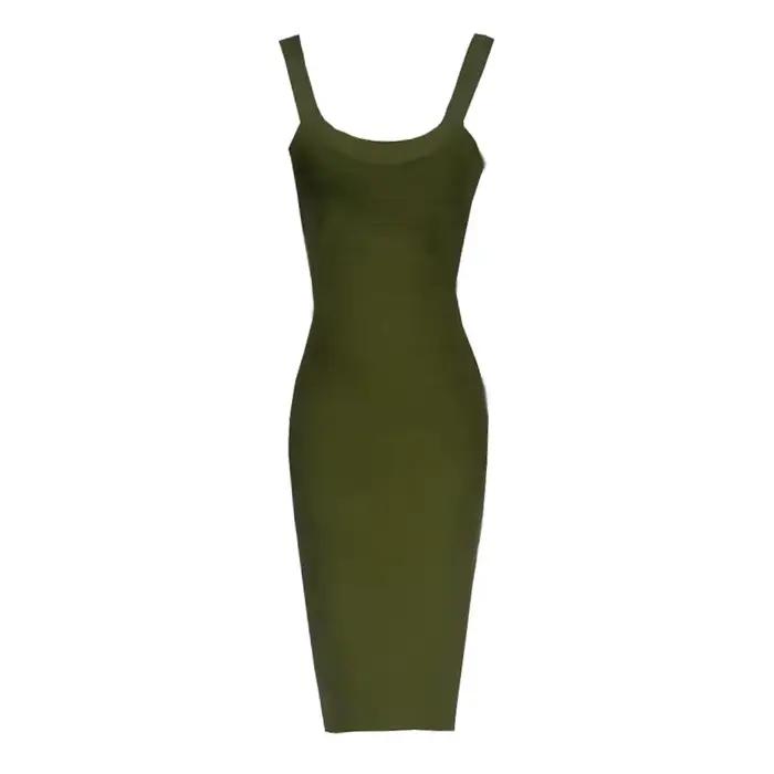 2025 nouveau été fronde Halte armée robe de pansement Sexy élégant femme discothèque célébrité fête d'anniversaire moula