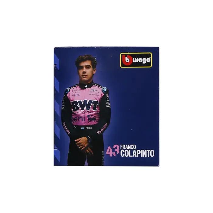 Modèle de voiture BBURAGO 1:43 Formule Um Alpine Pierre Gasly et Franco Colapinto jouet à collectionner pour adultes passionnés de course automobile