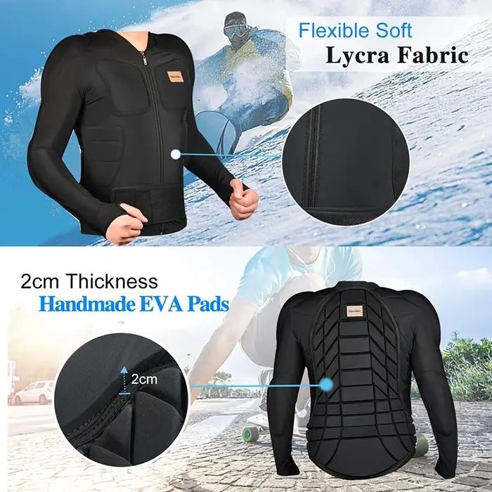 BEN KEN Ski protection Ski Collision vêtements intérieur doux armure corps