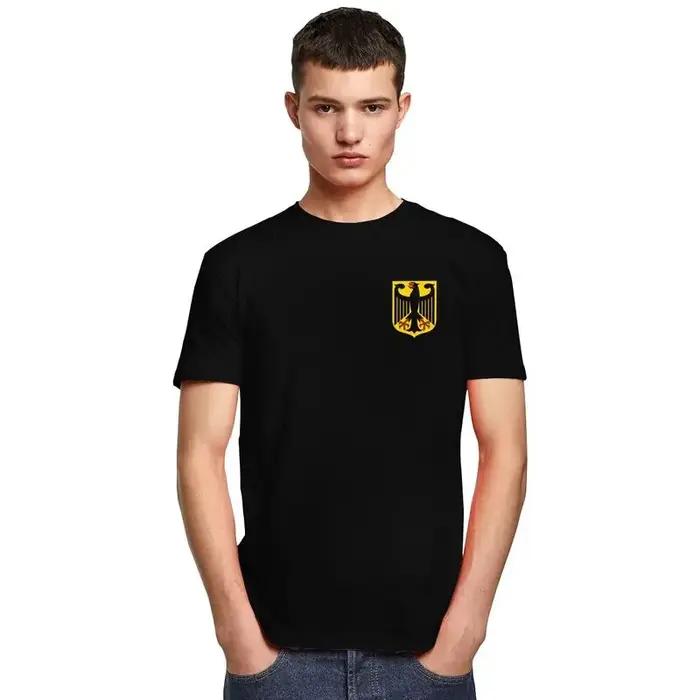 Personnalisé mâle blason d'allemagne T-shirt à manches courtes coton