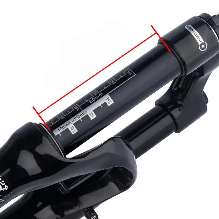 BOLANY Air and Oil R29 fourche de vélo 26/27, 5 pouces Suspension livrée avec pompe à air pression d