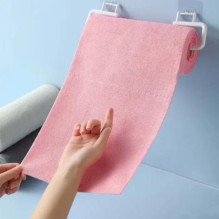 Rouleau de chiffon de nettoyage à déchirer – Serviette à vaisselle réutilisable et durable pour la cuisine