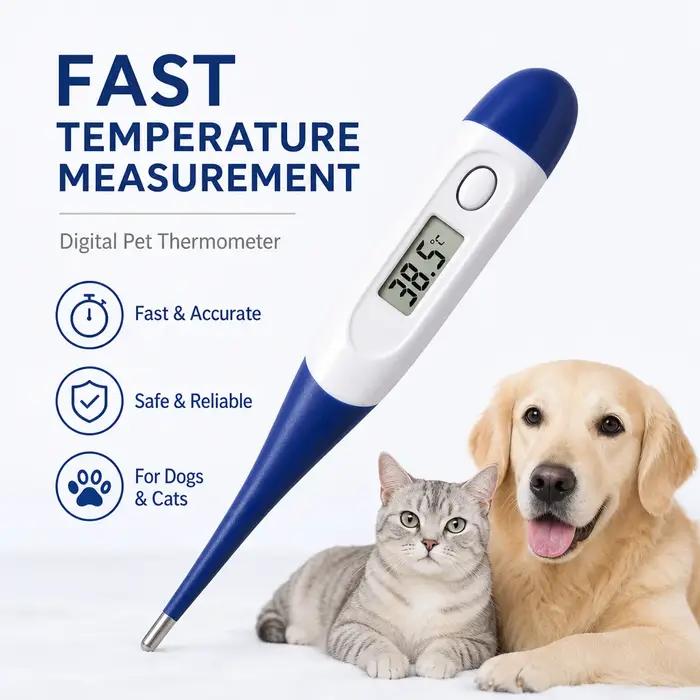 Thermomètre numérique AiQUE pour animaux de compagnie