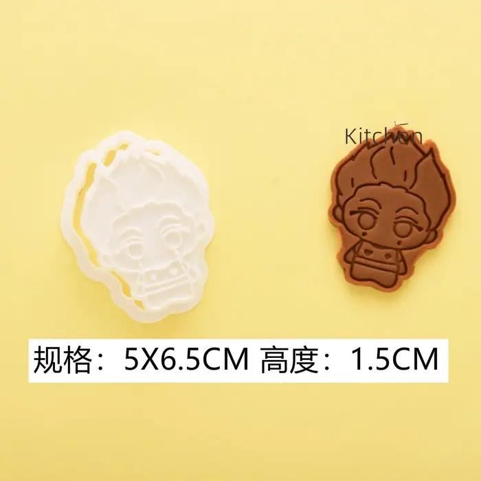 Presse-moules à biscuits Hunter x Hunter Gon Freecss Killua Zoldyck Kurapika en plastique pour desserts et gâteaux unisexes occassions spéciales