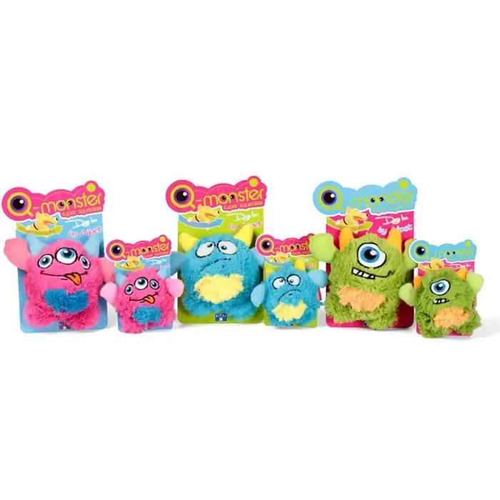 OUZEY Squeaker chiens balles jouet résistant aux morsures jouets en peluche pour petits chiens interactifs balle à mâcher jouets animaux accessoires d'entraînement