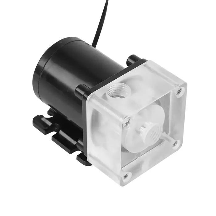 Pompe à eau silencieuse pour système de refroidissement par eau de processeur d'ordinateur filetage G1/4 pour PC 500L/H occassions spéciales gaming professionnel