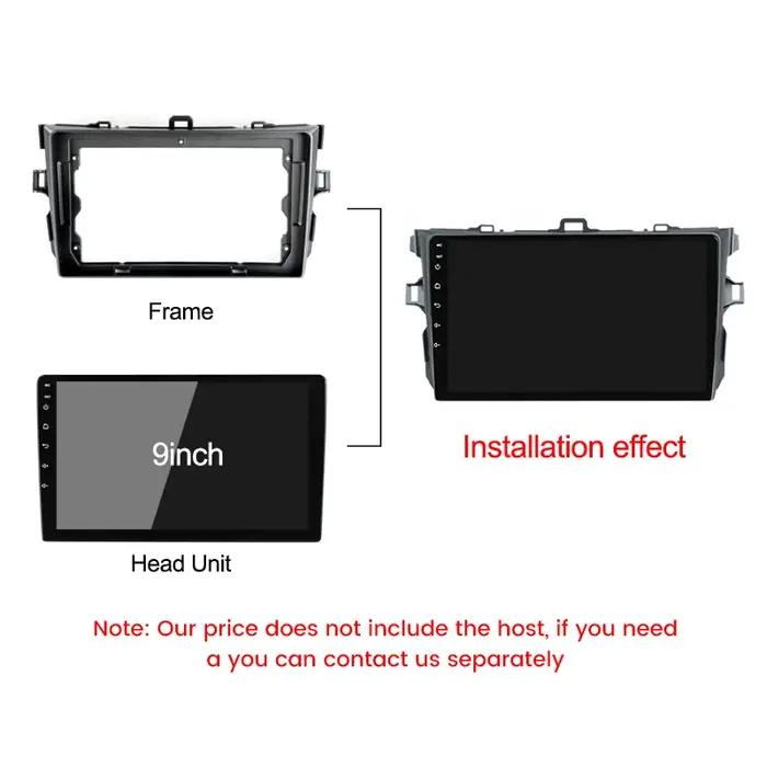 MEKEDE voiture Radio Console centrale correspondant panneau Kit cadre harnais Fascia garniture adapt