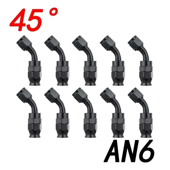 Raccords d'extrémité de tuyau universels en alliage d'aluminium AN3 AN4 AN6 AN8 AN10 AN12 pour optimiser le refroidissement de votre moteur et personnaliser l'apparence de votre voiture
