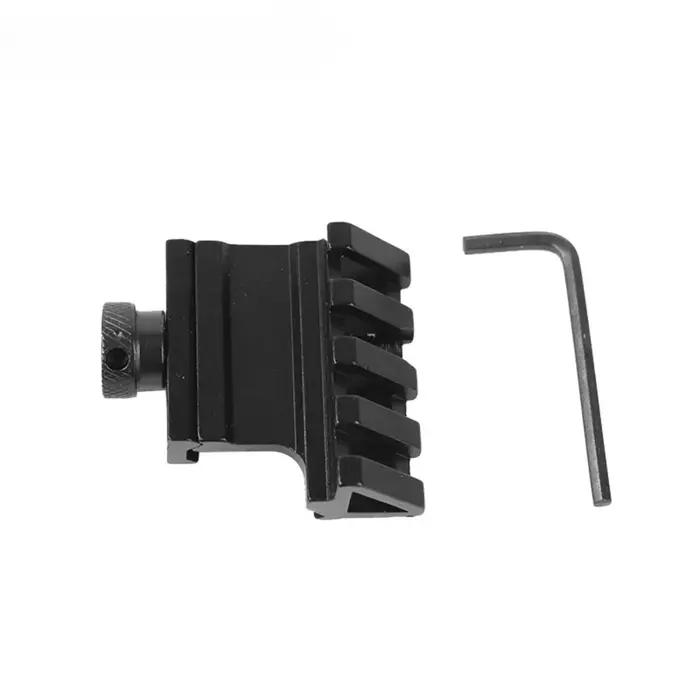 Rail tactique 4 fentes 45 degrés en aluminium alliage 6061 pour installation de lasers, lampes de poche et vues à points rouges sur fusil chasse occcasions spéciales