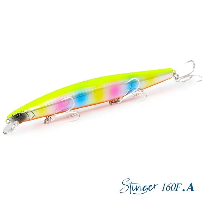 TSURINOYA 160F leurre de pêche méné flottant STINGER 163mm 31g longue coulée artificielle bar eau salée grands appâts