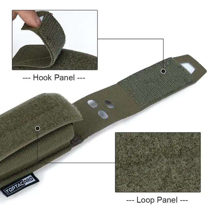TOPTACPRO Tactical Flashbang Pouch Smoke Dummy Bag Modular MOLLE Bag 8502
