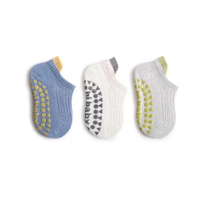 3 paires de chaussettes en coton à maille fine pour bébés