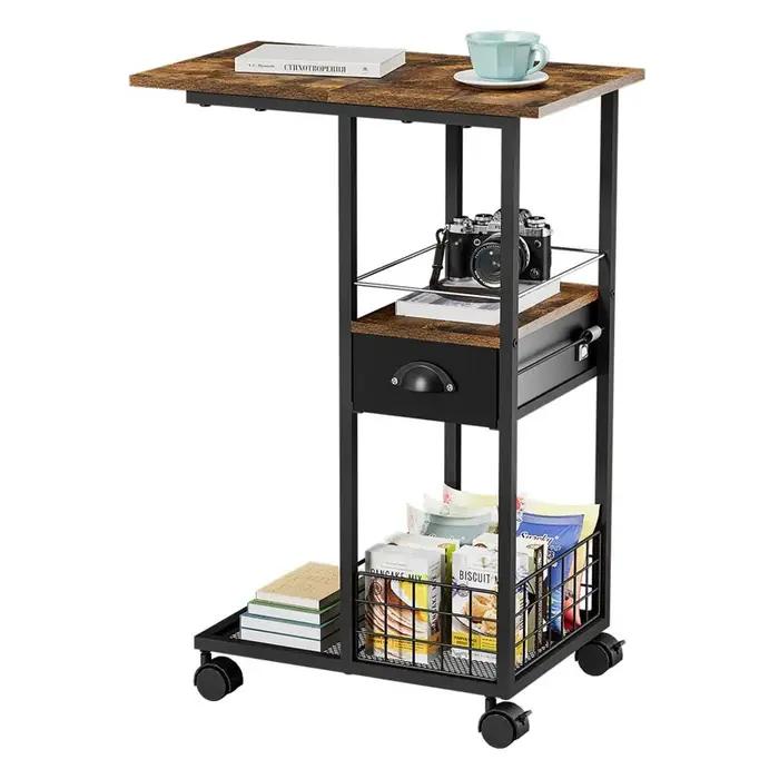 Table d'appoint moderne Vintage roulante