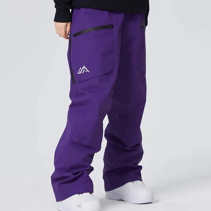 Pantalon de ski coupe-vent et imperméable pour homme et femme