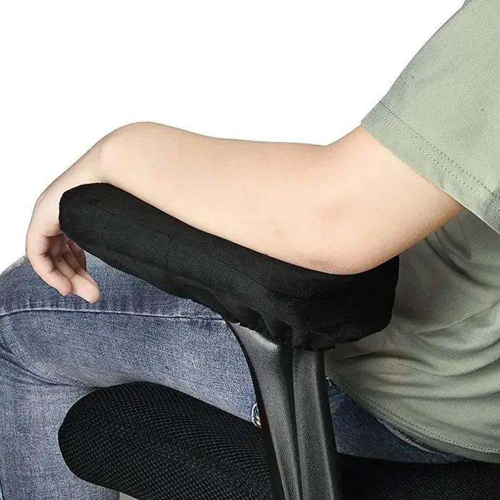 Housse de soutien pour avant-bras, coussin d'accoudoir de chaise, mousse à mémoire de forme, soulage