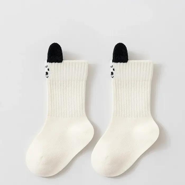 Chaussettes mignonnes en coton doux pour filles et garçons