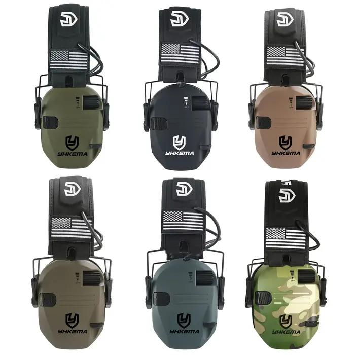 Casque de Protection Sécurité Tactique Anti-Bruit Amplification Son Outils Chasse Plein Air Occasions Spéciales