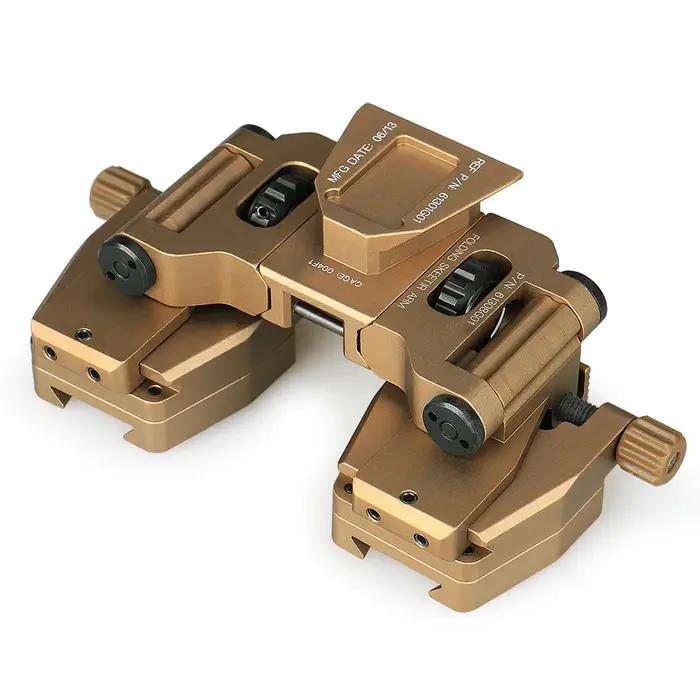 Support de lunettes de vision nocturne professionnel pour la chasse adapté au PVS-14 pour chasseurs et activités de vision nocturne