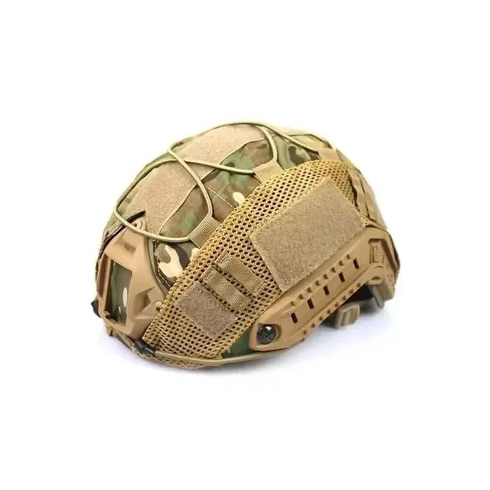 Housse camouflage casque tactique FAST multi-cam pour airsoft chasse paintball équipement militaire