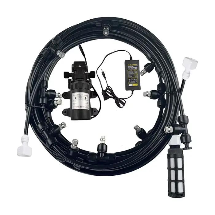Atomiseur de brouillard d'eau de jardin 18m sac à dos 5 litres pour humidification et refroidissement extérieur jardinage terrasse patio serre