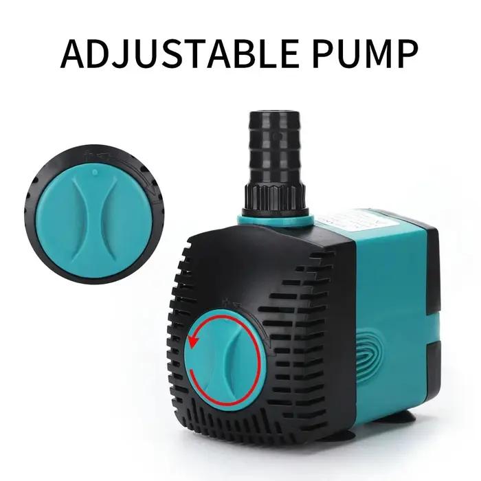 Pompe de fontaine à eau ultra silencieuse SubSN avec tuyau, filtre pour aquarium, bassin précieux po