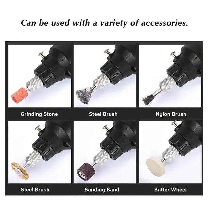 Accessoires de Style Dremel, outils abrasifs, ensemble d'accessoires pour outils rotatifs pour pièce