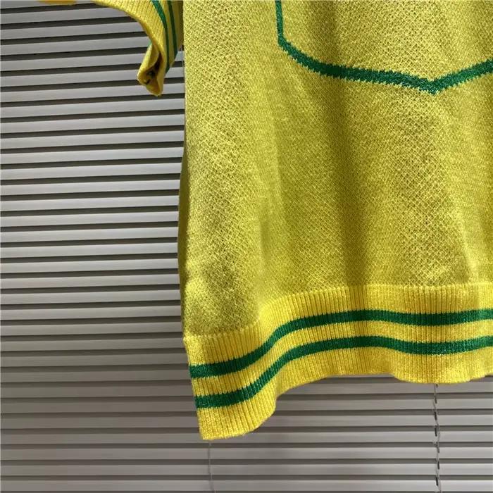 Pulls tricotés à manches courtes style streetwear 2026ss