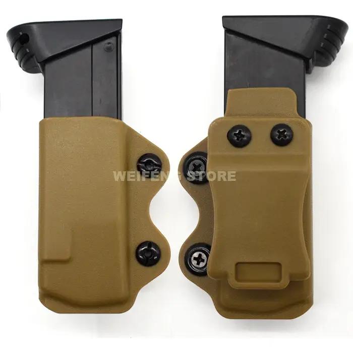 Étui de chasse Kydex IWB Mag, pochette porte-revues noir GL 17 22 23, étui tactique à dégagement rap