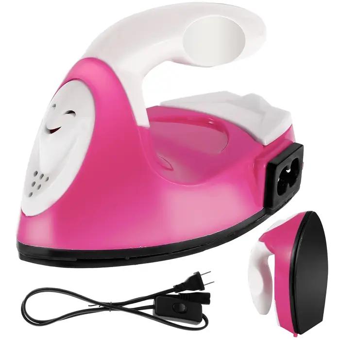 Mini fer à repasser électrique portable presse à chaud isolation thermique silicone pour repassage facile efficace et confortable occasions spéciales
