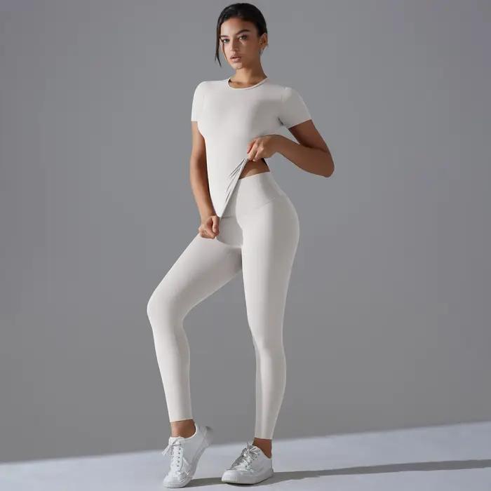 Ensemble de Leggings de gymnastique à séchage rapide