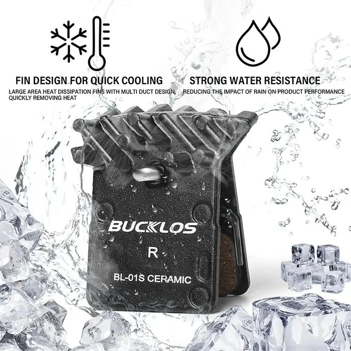 BUCKKubBicycle-Plaquettes de frein en céramique durable pour vélo de route et VTT, plaquettes de fre