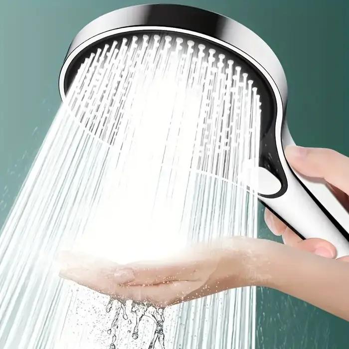Pomme de douche haute pression trois vitesses grand panneau puissante universelle salle de bain set combinaison