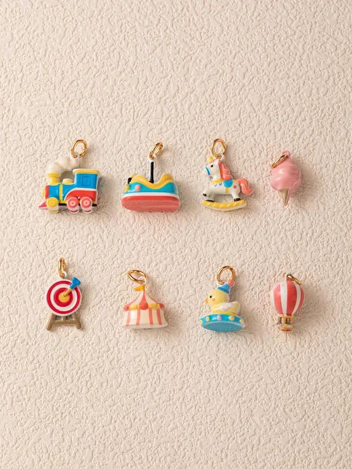 Pendentif DIY en cuivre peint à l'huile plaqué or 14 carats pour femmes avec motifs animaux et options de couleur多样化回复内容,以下是另一种可能的描述方式: --- Un Pendentif Unique pour Créer Votre Histoire Dans un monde où chaque personne est unique, pourquoi ne pas porter un bijou qui reflète cette singularité? Le pen