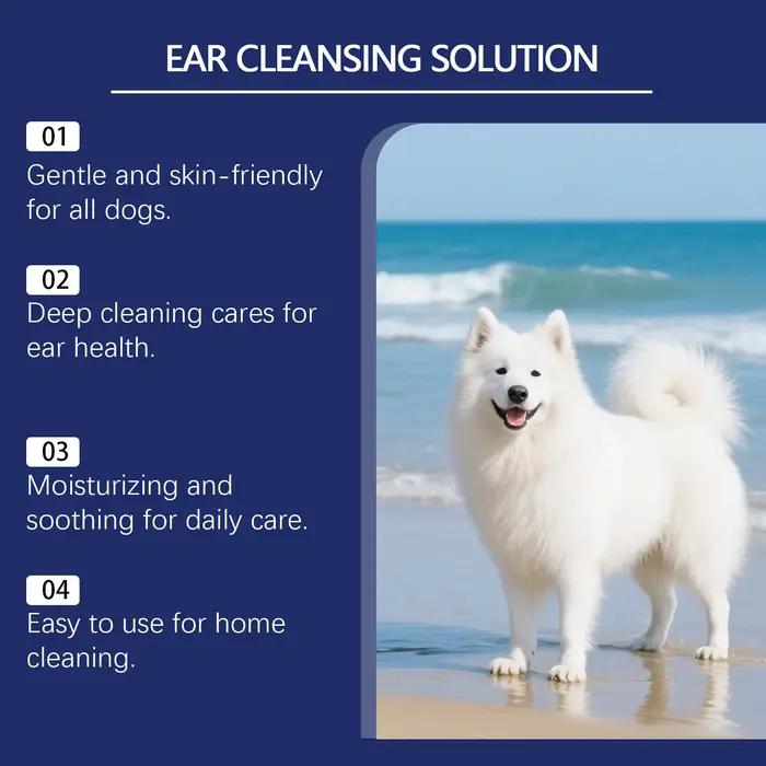 Nettoyant liquide pour oreilles de chien