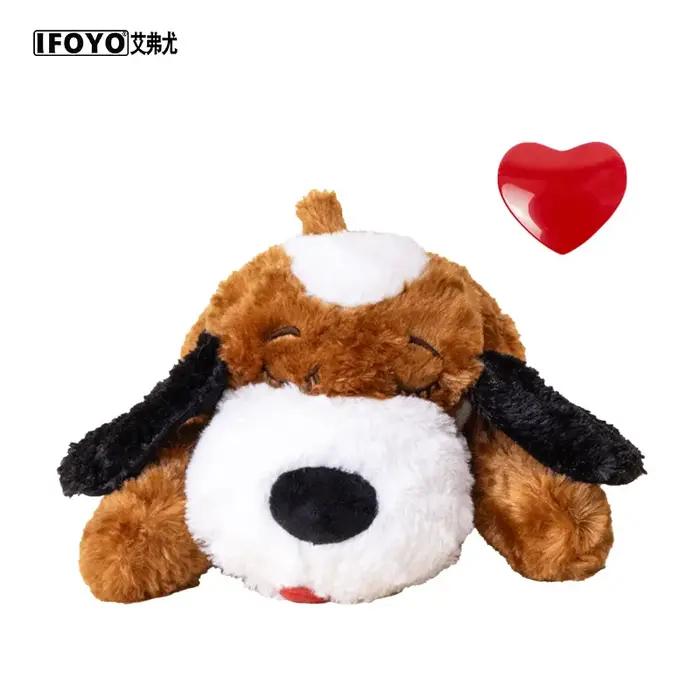 Peluche d'entraînement comportemental pour chiot, battement de cœur pour animal de compagnie, confor