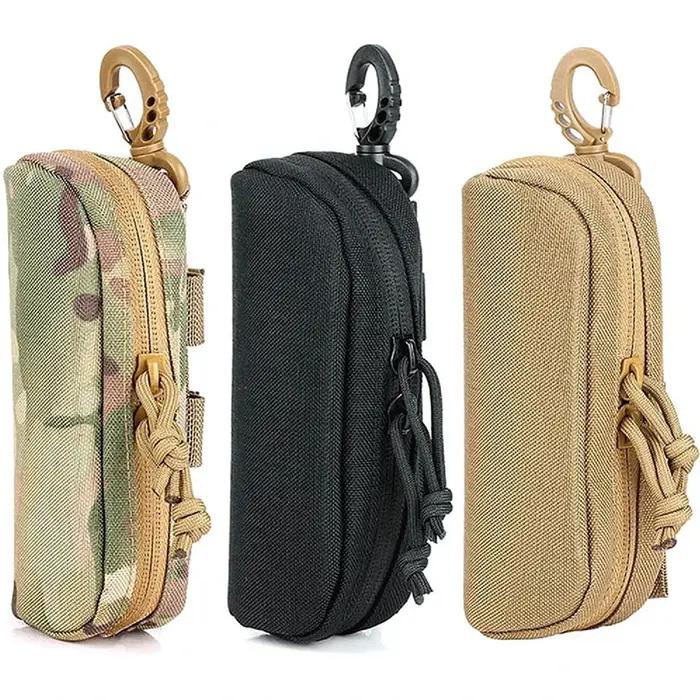 Étui à lunettes tactique MOLLE pour chasse - Boîte de protection anti-choc pour lunettes de tir et lunettes de soleil