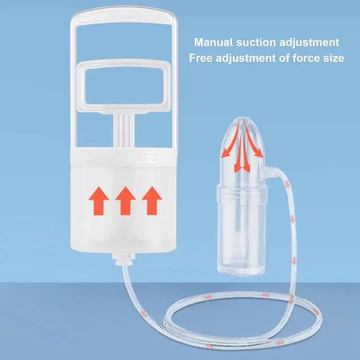 Aspirateur nasal manuel puissant à pompe manuelle, extracteur nasal non invasif, embout nasal confor