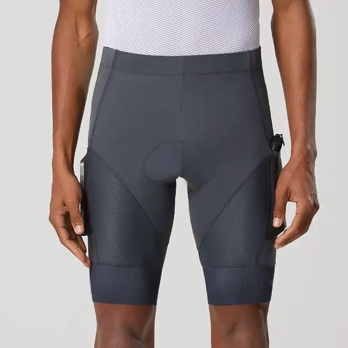 YKYWBIKE Short de cyclisme pour homme Coussin rembourré Antichoc VTT Route Vélo Collants courts Pant