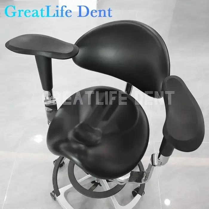Dent équipement de laboratoire dentaire Instrument chaise de dentiste traitement complet pédale de luxe hauteur réglable