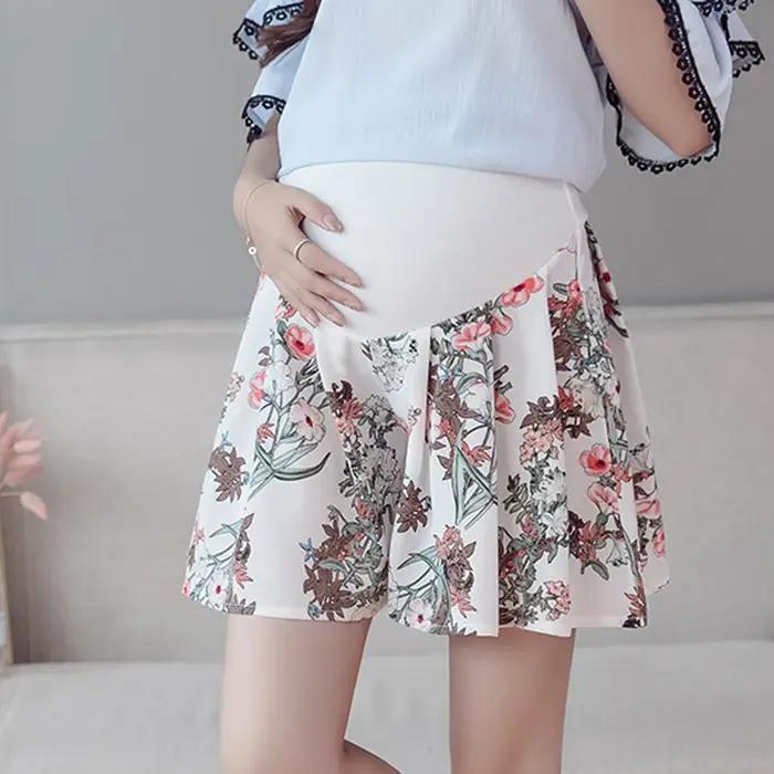 Short en Denim taille basse pour femmes enceintes, vêtements d'été, pantalons amples pour femmes enc