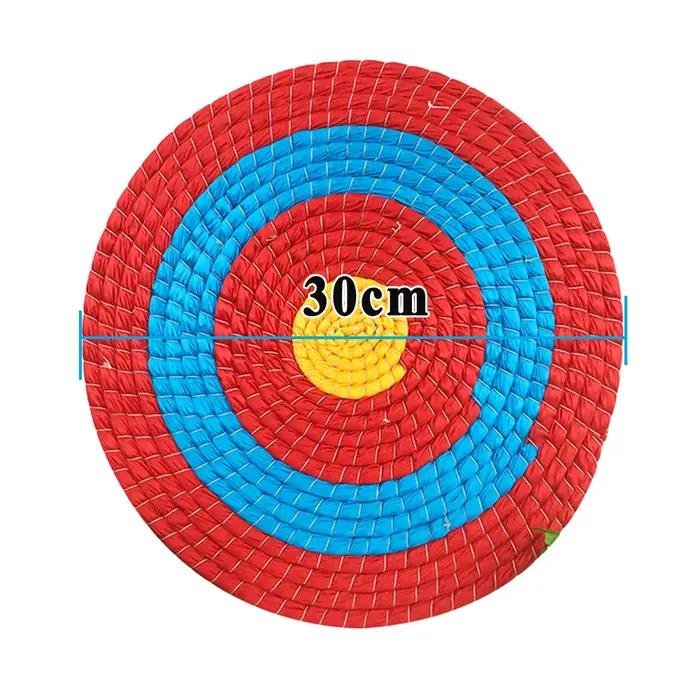 Cible de tir en paille 30/40CM pour le tir à l'arc, la pratique du tir et l'entraînement au pointage