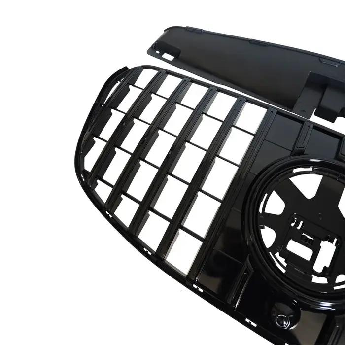 Grilles de course avant style GT pour Mercedes Benz GLS X167 2024 2025 GLS400 GLS450 GLS580 protection pare-chocs garniture vert armée herbe verte
