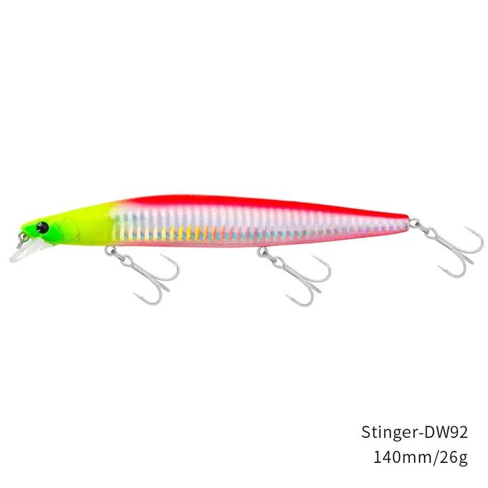 TSURINOYA Stinger 140S leurre de pêche coulant vairon DW92 140mm 26g bar d'eau salée Ultra longue coulée grands appâts